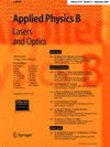 APPLIED PHYSICS B-LASERS AND OPTICS雜志封面